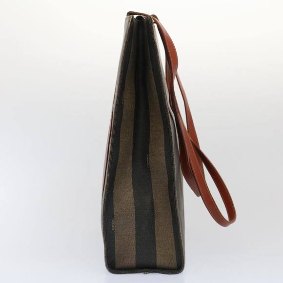 FENDI Pecan Canvas Shoulder Bag Brown Auth ep1432 - Picture 4 of 16